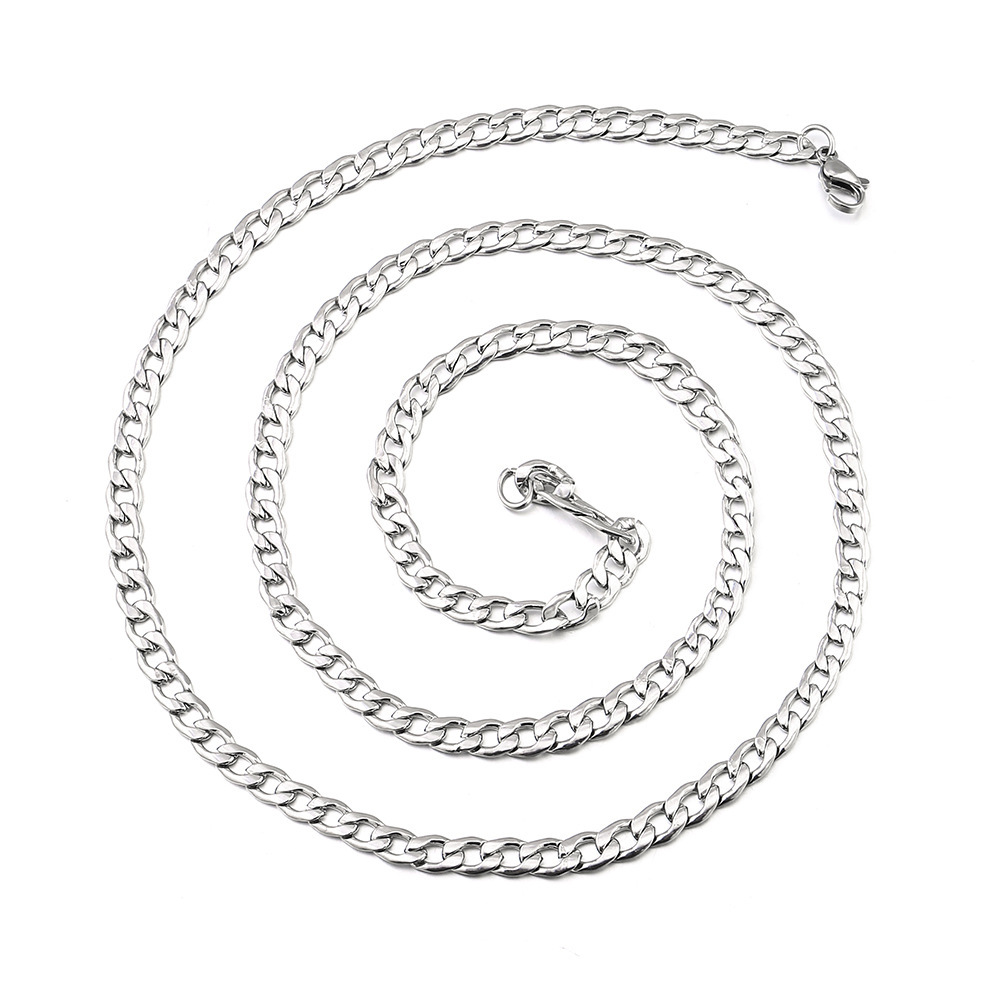 Vòng cổ choker bằng thép không gỉ phong cách punk cá tính cho nam và nữ