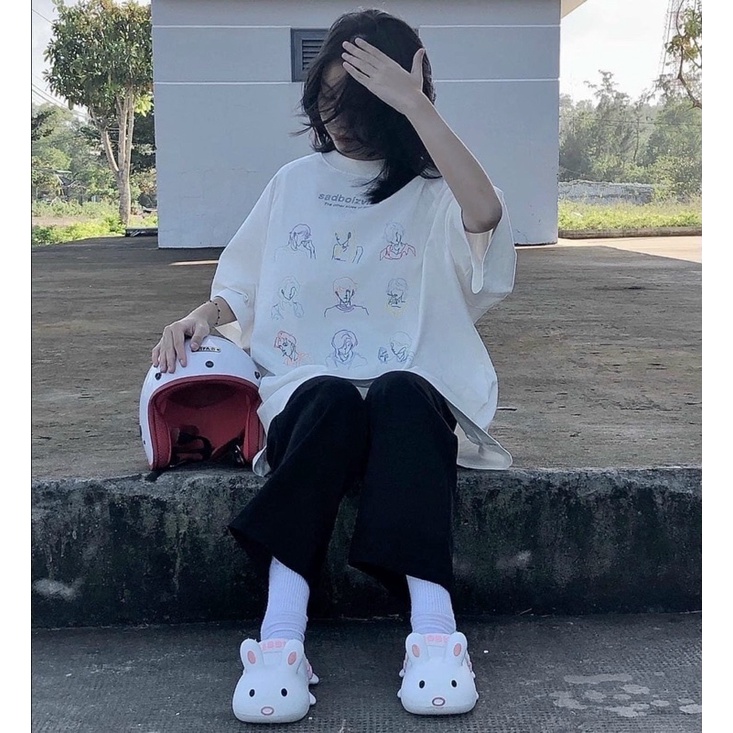 Áo thun sad boiz sadtagram tee logo nam nữ full tag Hàng cao cấp