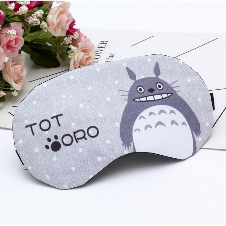 Miếng Che Mắt Ngủ - Bịt Mắt Ngủ Có Túi Gel Giao Doremon Totoro