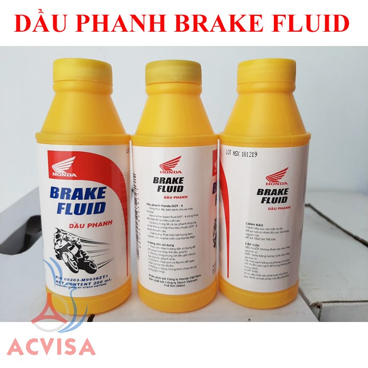 Dầu phanh xe máy hãng BRAKE FLUID