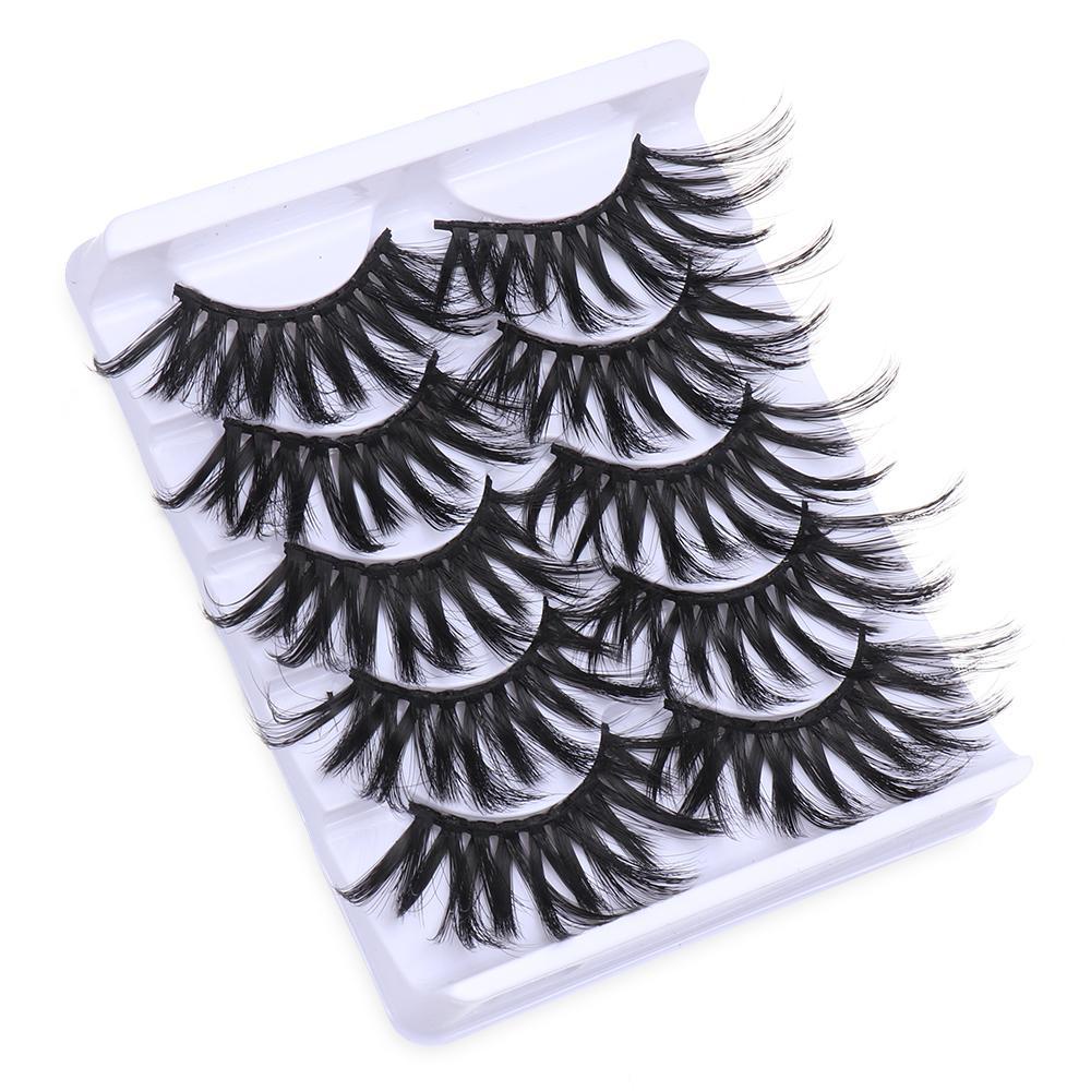 Bộ 5 Cặp Lông Mi Giả Nhiều Lớp Tạo Hiệu Ứng 6D Tự Nhiên MIH SKONHED