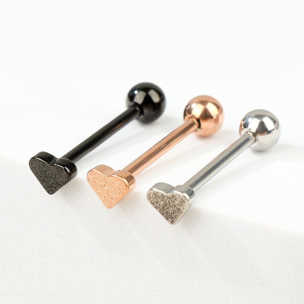 Khuyên Mũi Thép Không Gỉ Hình Trái Tim Thời Trang