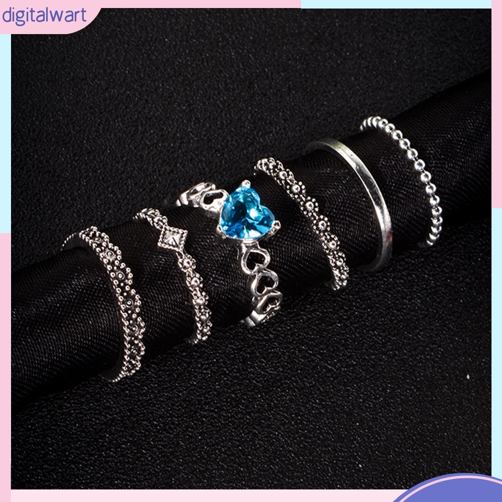 Set 6 Nhẫn Tay Phong Cách Boho Thời Trang Cho Nữ