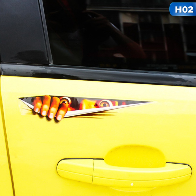 Miếng dán trang trí METAGIO hình con mắt nhiều kiểu tùy chọn độc đáo cho xe hơi