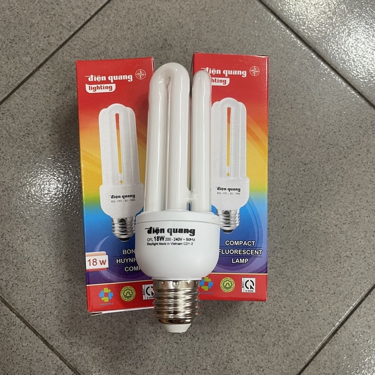 Bóng đèn Huỳnh Quang 3U 18W Điện Quang