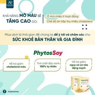 Phytos Soy - Mỡ máu, gan nhiễm mỡ(Hỗ trợ giảm 50k)