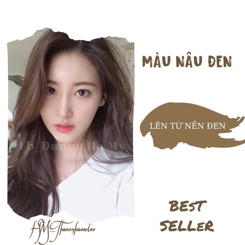 Combo Thuốc Nhuộm Màu Nâu Đen