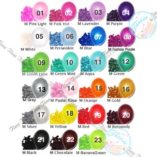 BONG BÓNG NHŨ THÁI 10" (25CM) bịch 50 cái LỰA MÀU THEO KHÁCH