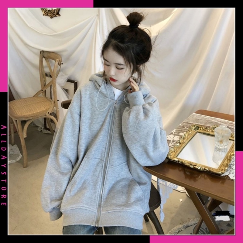 Áo khoác lót nỉ unisex, áo khoác nỉ hoodie Anesthesia