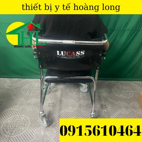 Ghế Bô Vệ Sinh cho người già Lucass GX-900, Có Đệm, có Bánh Xe, Chỗ Gác Chân