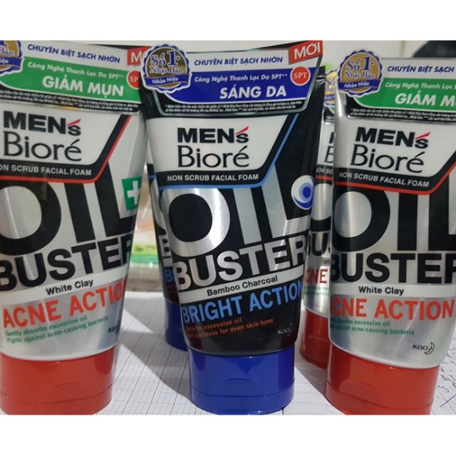 SỮA RỬA MẶT BIORE MENS 100G