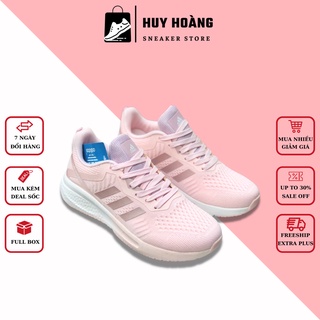 Giày Nữ 𝐀𝐝𝐢𝐝𝐚𝐬 Thời Trang Màu Hồng - Giày Thể Thao Nữ Tập Gym Chạy Bộ Siêu Nhẹ Full Box