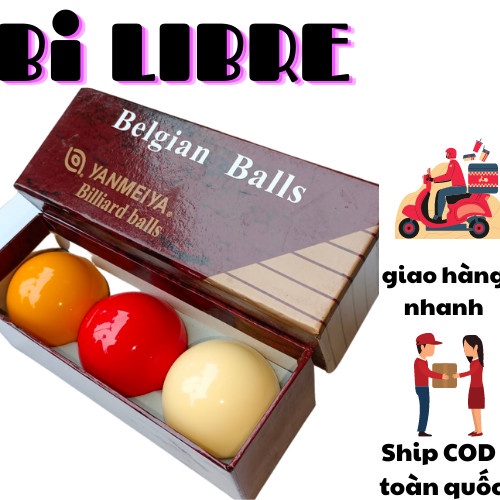 Bộ Bóng Bida Belgian Balls  Kích Thước 61,5mm