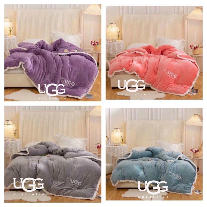 Chăn lông siêu tuyết 4 lớp UGG