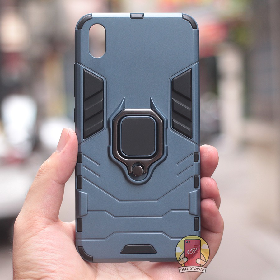 Ốp Lưng Cho Xiaomi Redmi 7A IRON MAN - IRING Nhựa PC Cứng Viền Dẻo Chống Sốc