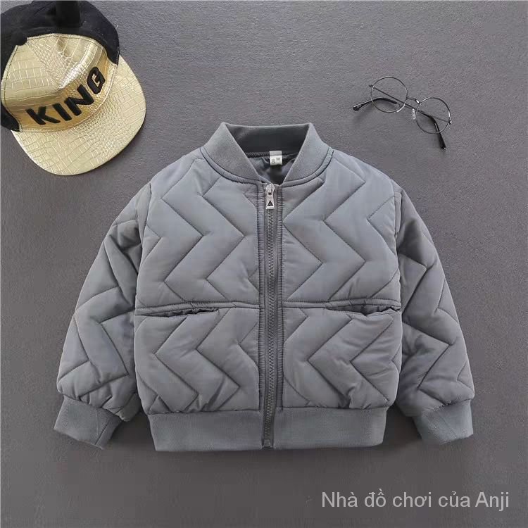 New autumn and winter boys jacket, cotton kids baseball uniform jacket