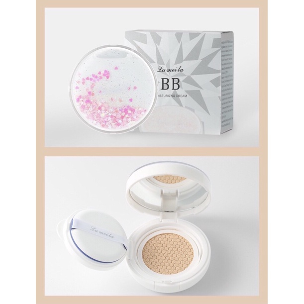 Phấn nước nền Lameila BB cream air cushion với khả năng che phủ hoàn hảo giúp che phủ tốt các khuyết điểm trên da. | BigBuy360 - bigbuy360.vn