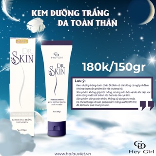 BODY phân tử nước trắng da trắng da Dr.skin