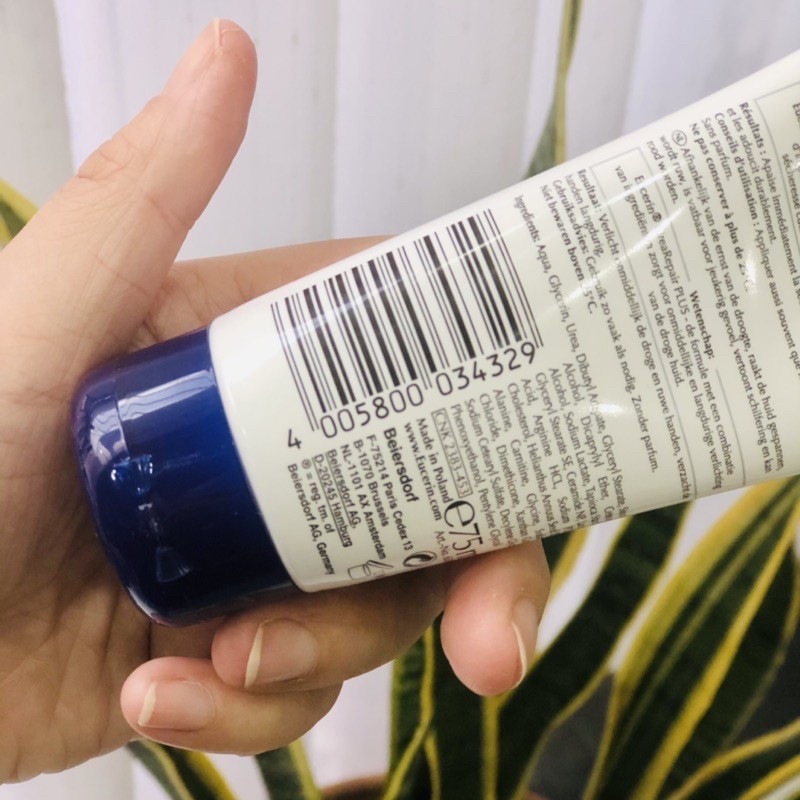 Kem dưỡng da tay, da chân Eucerin UreaRepair Plus bản Pháp