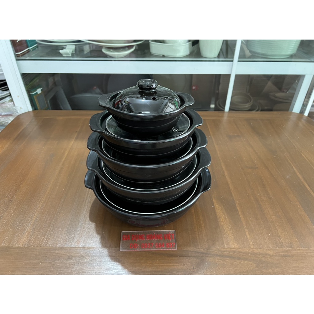 Nồi Đất Sứ Tráng Men Cao Cấp Kho Quẹt, Kho Thịt Cá