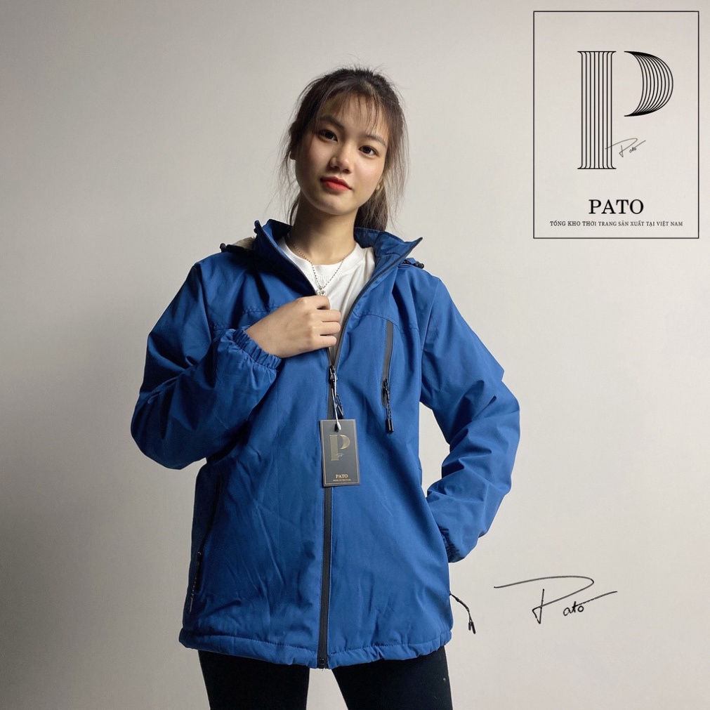 Áo gió nam nữ 3 khóa lót lông vàng loại đẹp giữ ấm tốt, chất gió tráng bạc chống thấm nước không phải màu | BigBuy360 - bigbuy360.vn