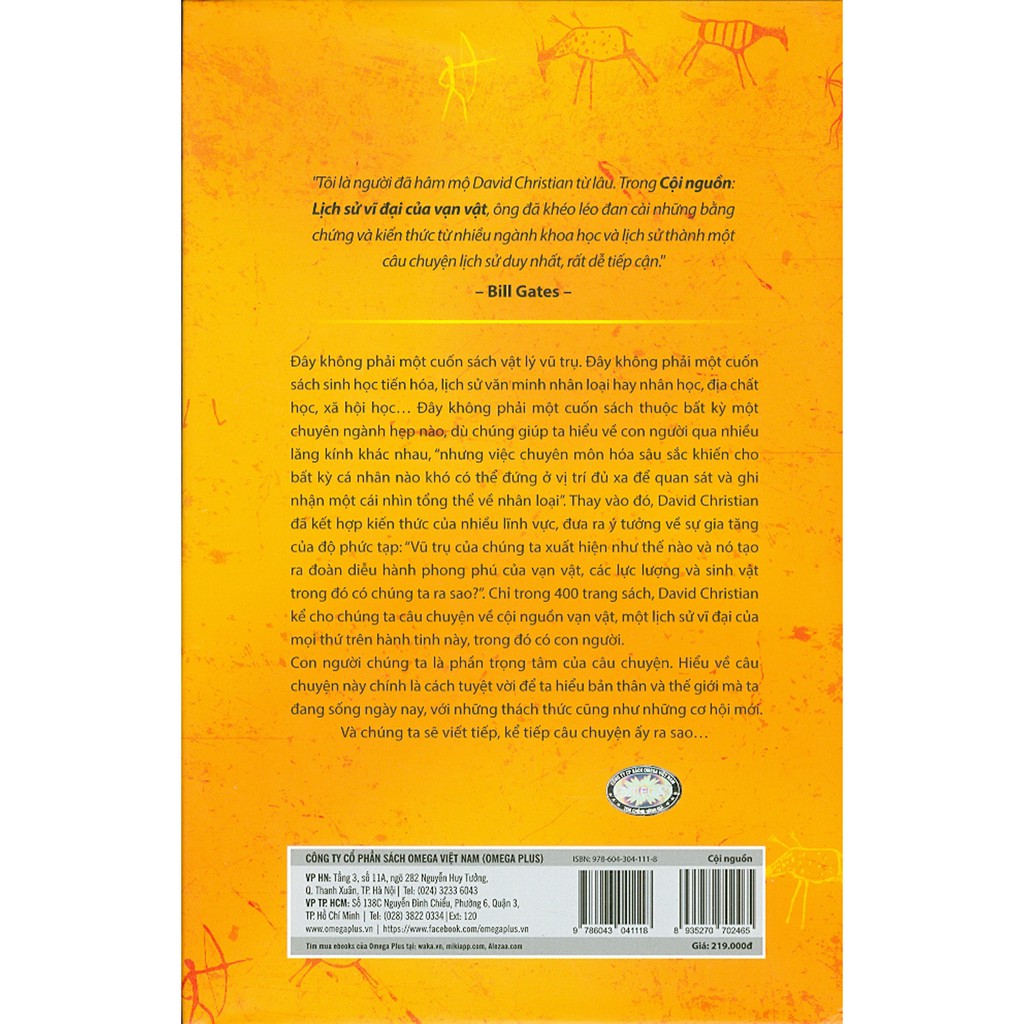 Sách - Cội Nguồn - Lịch sử vĩ đại của vạn vật