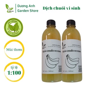 Dịch chuối vi sinh | Kích thích ra hoa | Tăng tỷ lệ đậu quả | Kích rễ hoa lan | Mùi thơm | Hiệu quả