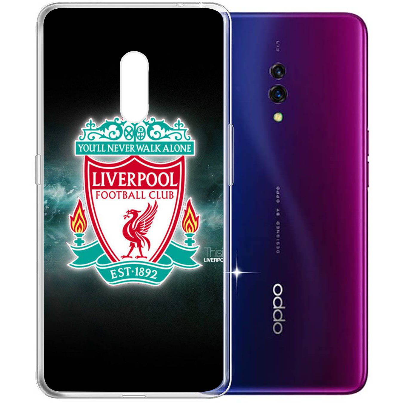 Ốp Điện Thoại Silicon Mềm In Logo Liverpool Màu Đỏ Cho Xiaomi Redmi Note 8 7 6 5 Plus Pro 8a