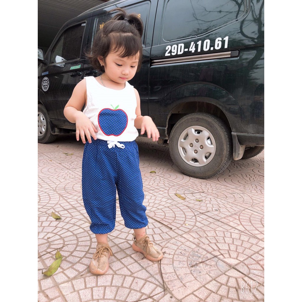 Combo 2 BỘ ĐỒ alibaba cho bé gái cotton 100
