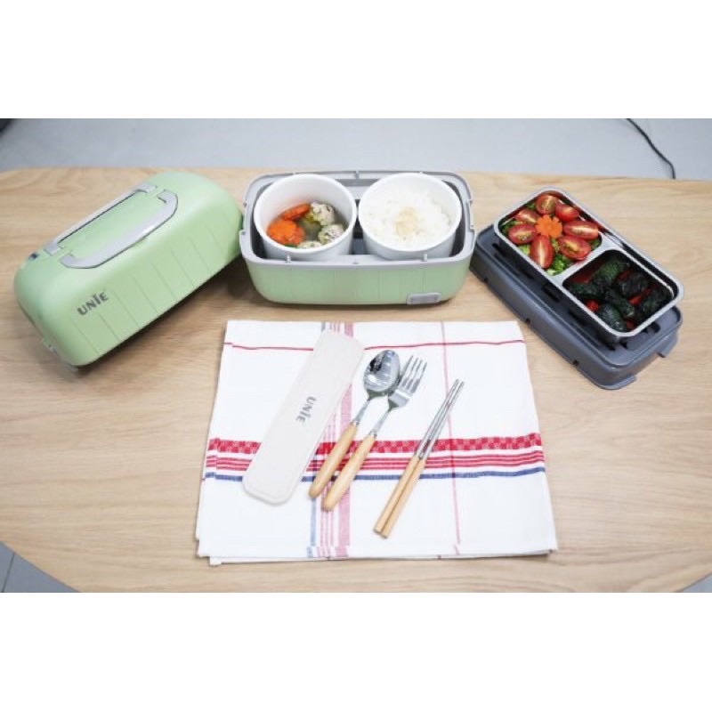 Hộp cơm cắm điện cao cấp Unie UV, 300W nấu cơm nhanh chóng