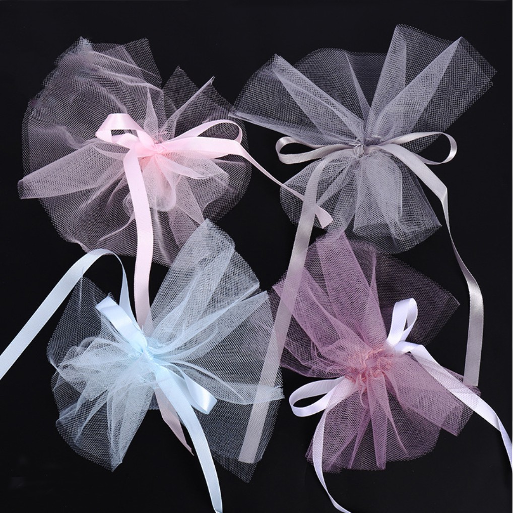 Cuộn vải lưới có dây rút dành cho gói quà bó hoa