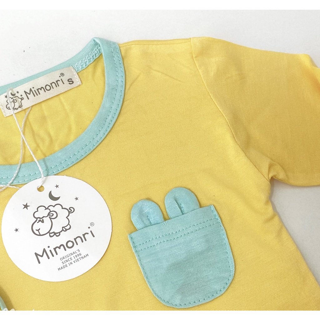 [SALE] Bộ Quần Áo Bé Gái, Bé Trai KIMCHIBABY Vải Thun Lạnh  Túi Ngực Tai Thú, Đồ Bộ Cho Bé Mặc Nhà Thu Đông KWTD2211