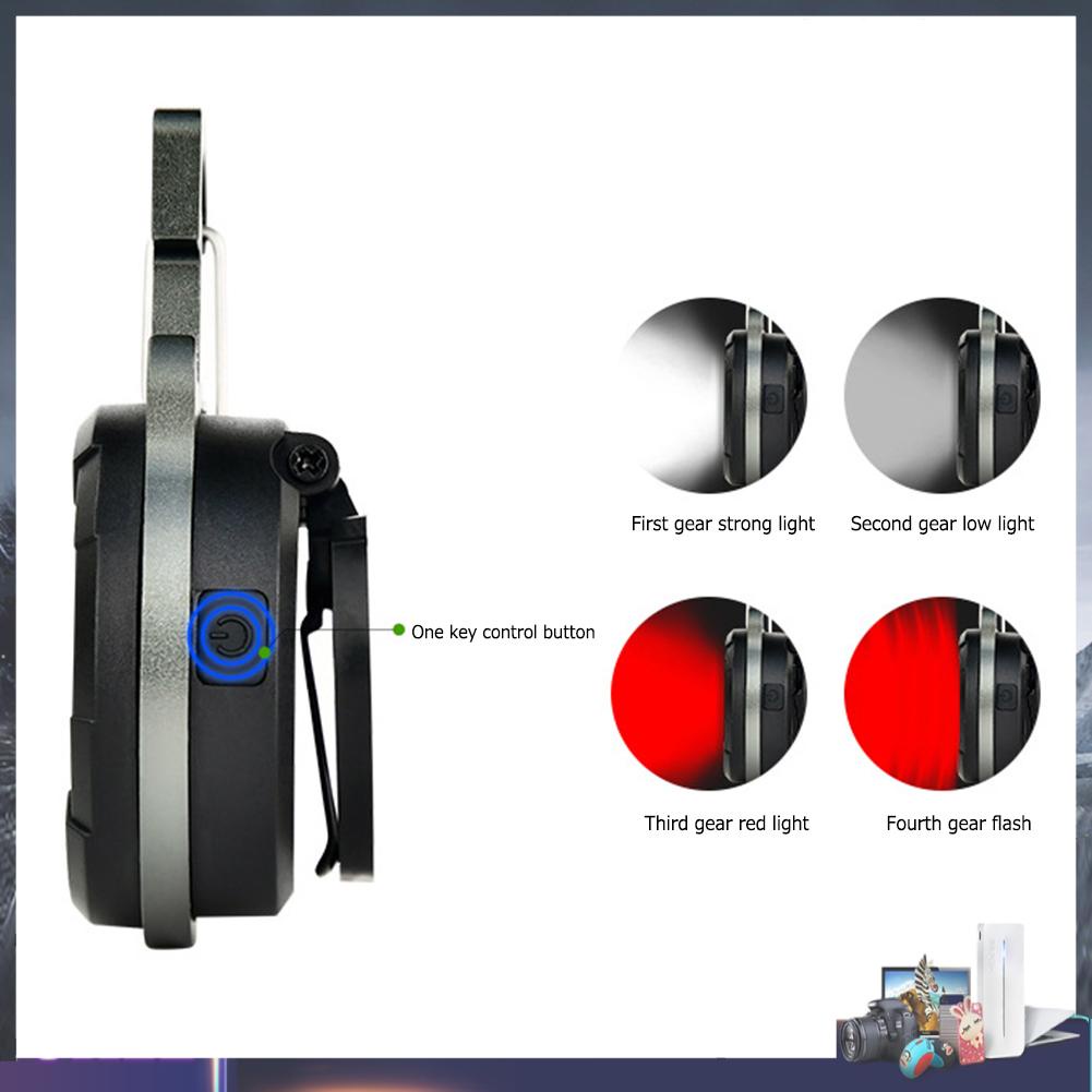 Móc Khóa Đèn Pin LED USB Mini Dùng Trong Trường Hợp Khẩn Cấp