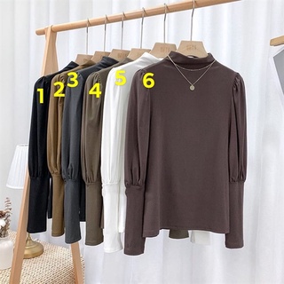 Áo len tay bồng 0112al