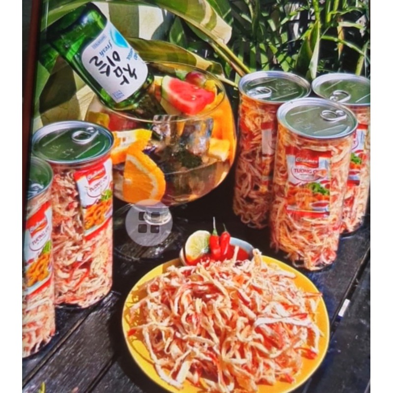 MỰC XÉ SỢI HẤP NƯỚC DỪA 250gr