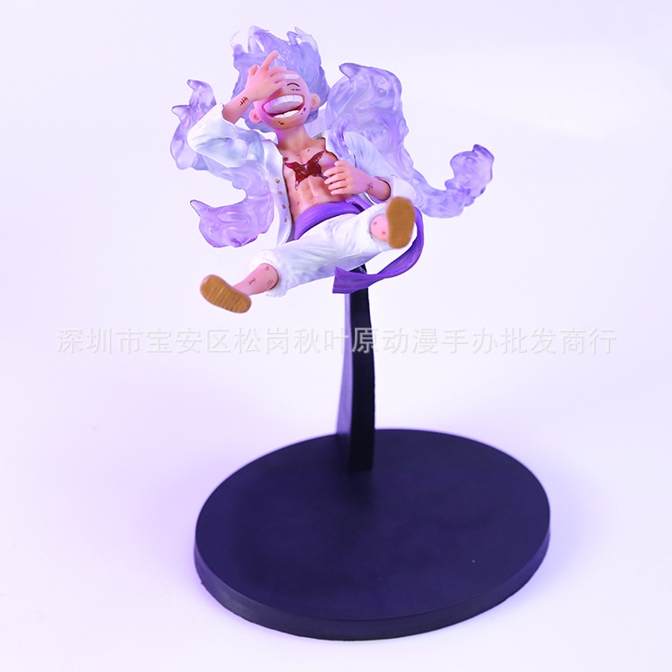 Mô Hình Luffy Gear 5 Cười Chibi 16cm