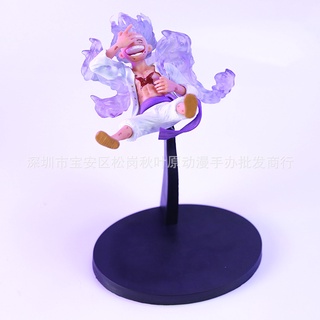Mô hình luffy gear 5 cười chibi 16cm
