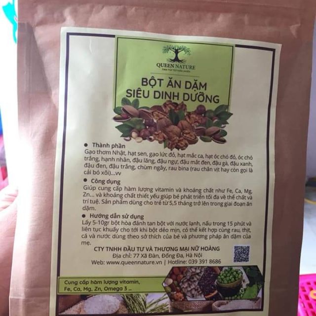 BỘT DẶM QUEEN NATURE