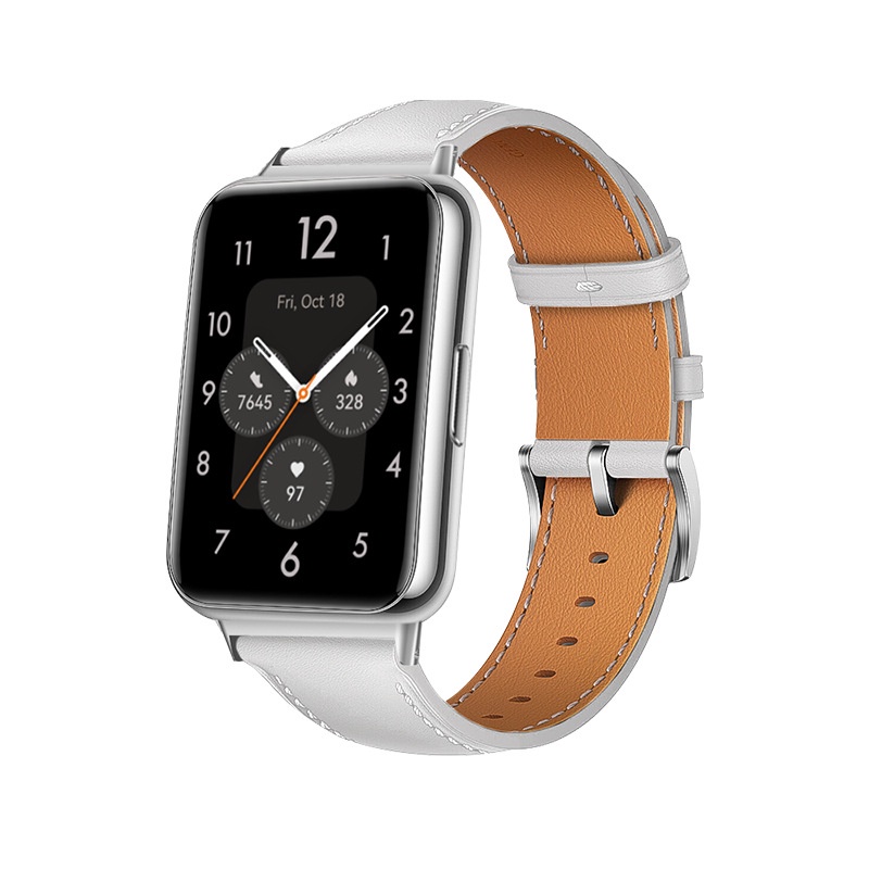 Dây Đeo Bằng Da Thay Thế Cho Đồng Hồ Thông Minh Huawei Watch Fit 2 Fit2