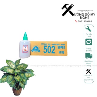 Keo 502 Phúc Hậu Nhanh Khô Tặng Kèm Bột Gỗ Chuyên Dùng Cho ngành gỗ