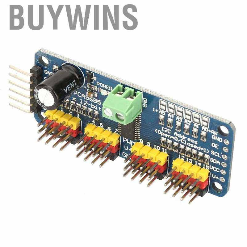 Buywins PCA9685 16 Channels 12Bit PWM Servo Motor Driver I2C Module 40~1000Hz 5V Robot