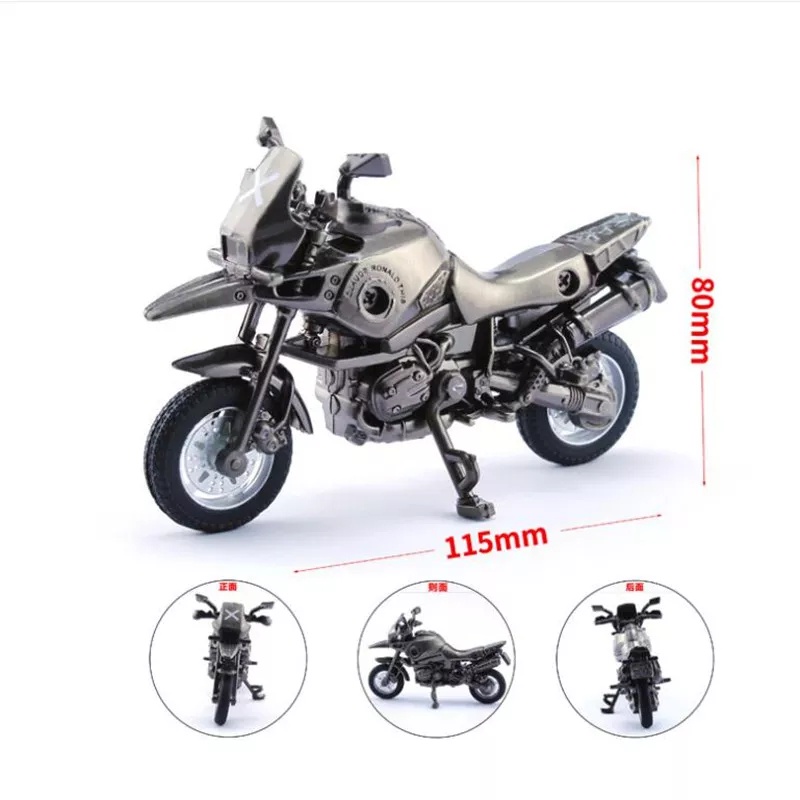 Mô hình Xe Máy Claude Roald THB Motor bằng kim loại mạ gồm 3 màu