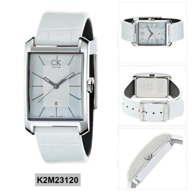 [Cam kết chuẩn Auth] Đồng hồ thời trang Nam Nữ  Calvin klein window silver Dial