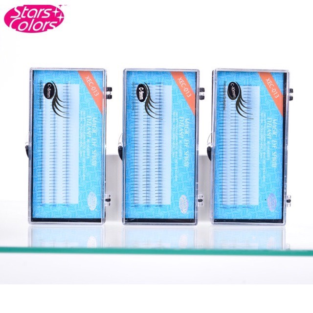 Mi volum 3D xanh XEC-013 , dùng cho thợ nối mi  , cửa hàng dụng cụ nối mi , dụng cụ làm móng , keo nối mi , sơn gel , mó