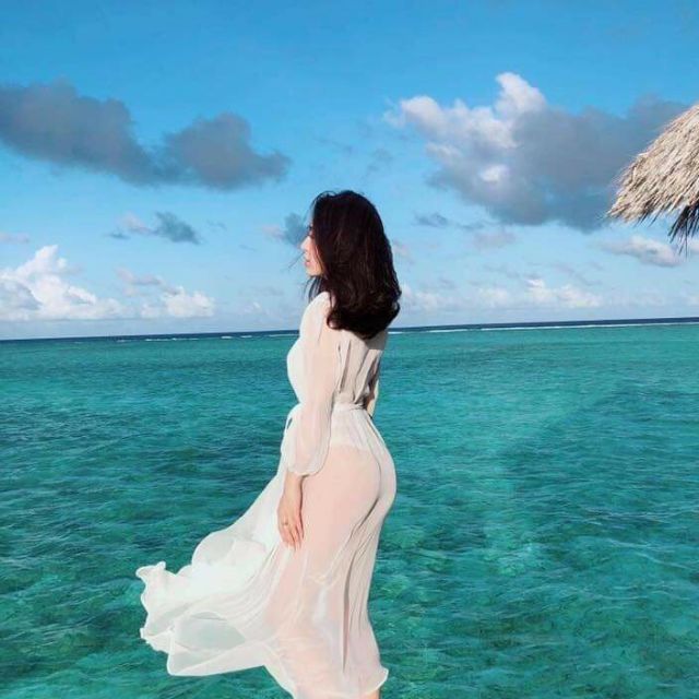 Coverbeach form dài chất chiffon loại 1 sexy