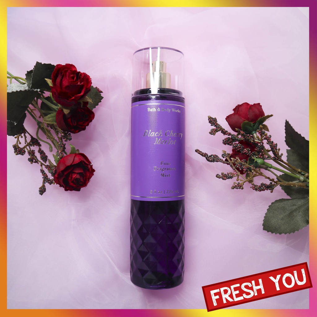 Xịt thơm toàn thân Bath & Body Works Black Cherry Merlot