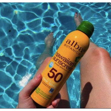 Xịt chống nắng Alba Botanica Hawaiian Sunscreen SPF50 (1 chai)