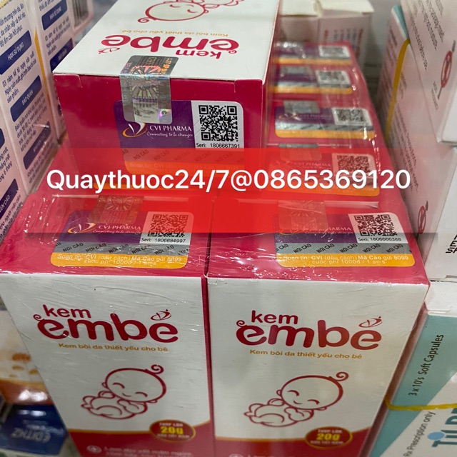 ✅✅KEM EM BÉ TRỊ RÔM SẢY CHO BÉ (20gr)