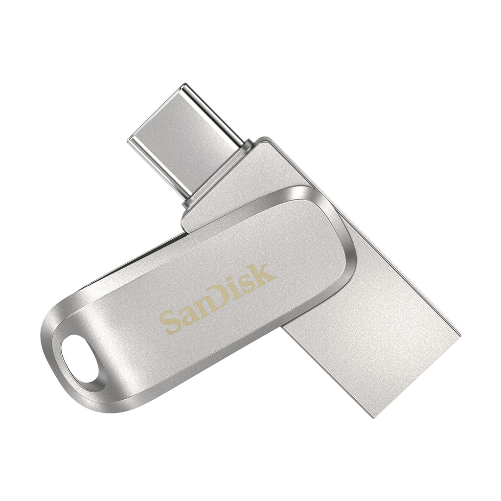 USB OTG 3.1 Gen 1 SanDisk 64GB SDDDC4 Ultra® Dual Drive Luxe USB Type-C upto 150MB/s vỏ kim loại tặng kèm đầu đọc thẻ