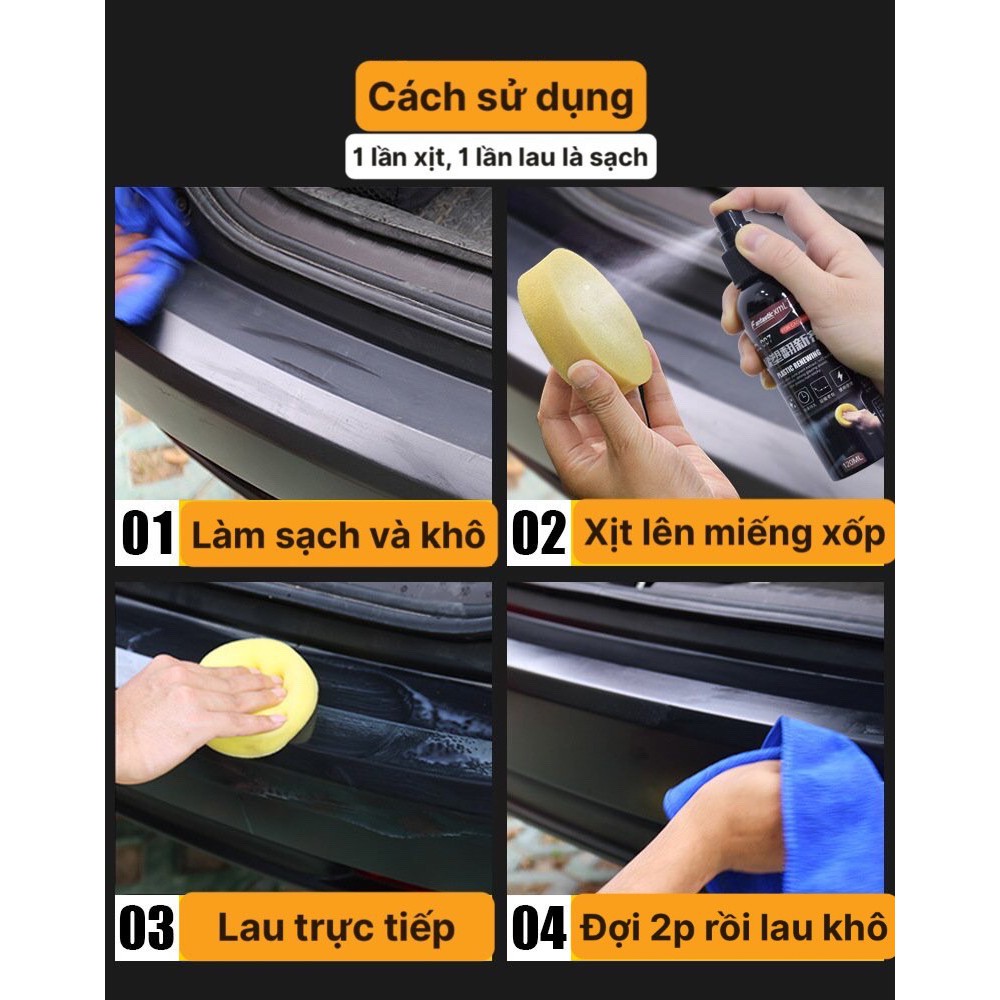 Dung Dịch Bảo Dưỡng, Làm Bóng Và Đen Nhựa Nhám, Ghế Da, Lốp Xe Hiệu Quả Trong 3 Tháng | BigBuy360 - bigbuy360.vn